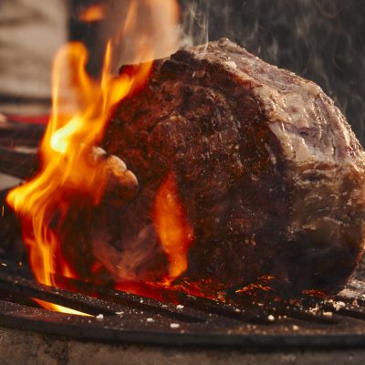 GRILLED ‘CRYING TIGER’ IRISH RIB-EYE WITH ROASTED CHILLI AND TAMARIND DIPPING SAUCE