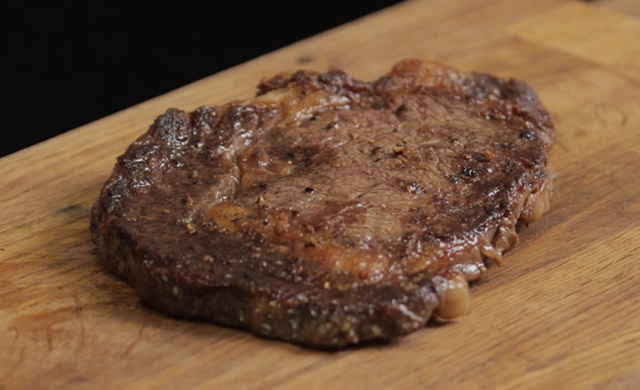 Irish rib eye steak